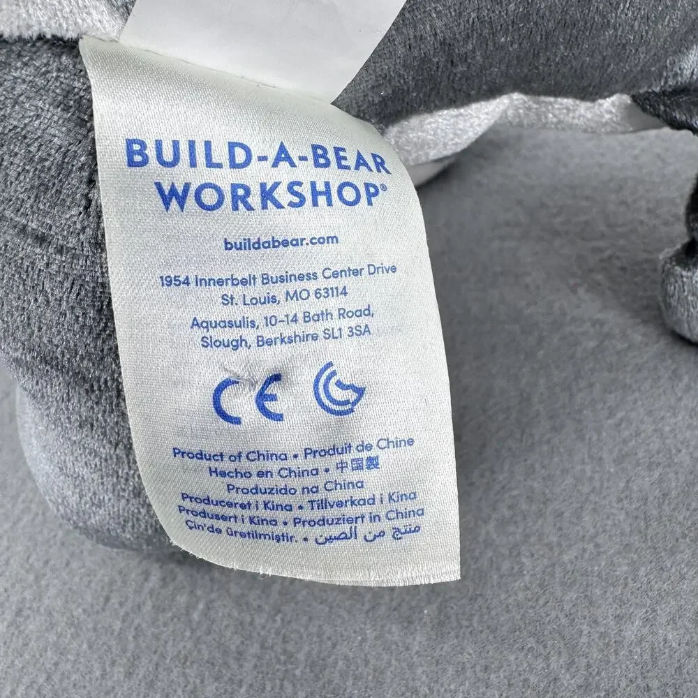13in Build A Bear Discovery Shark Week 2020 Great White Shark Plush DCL - Picture 6 of 10